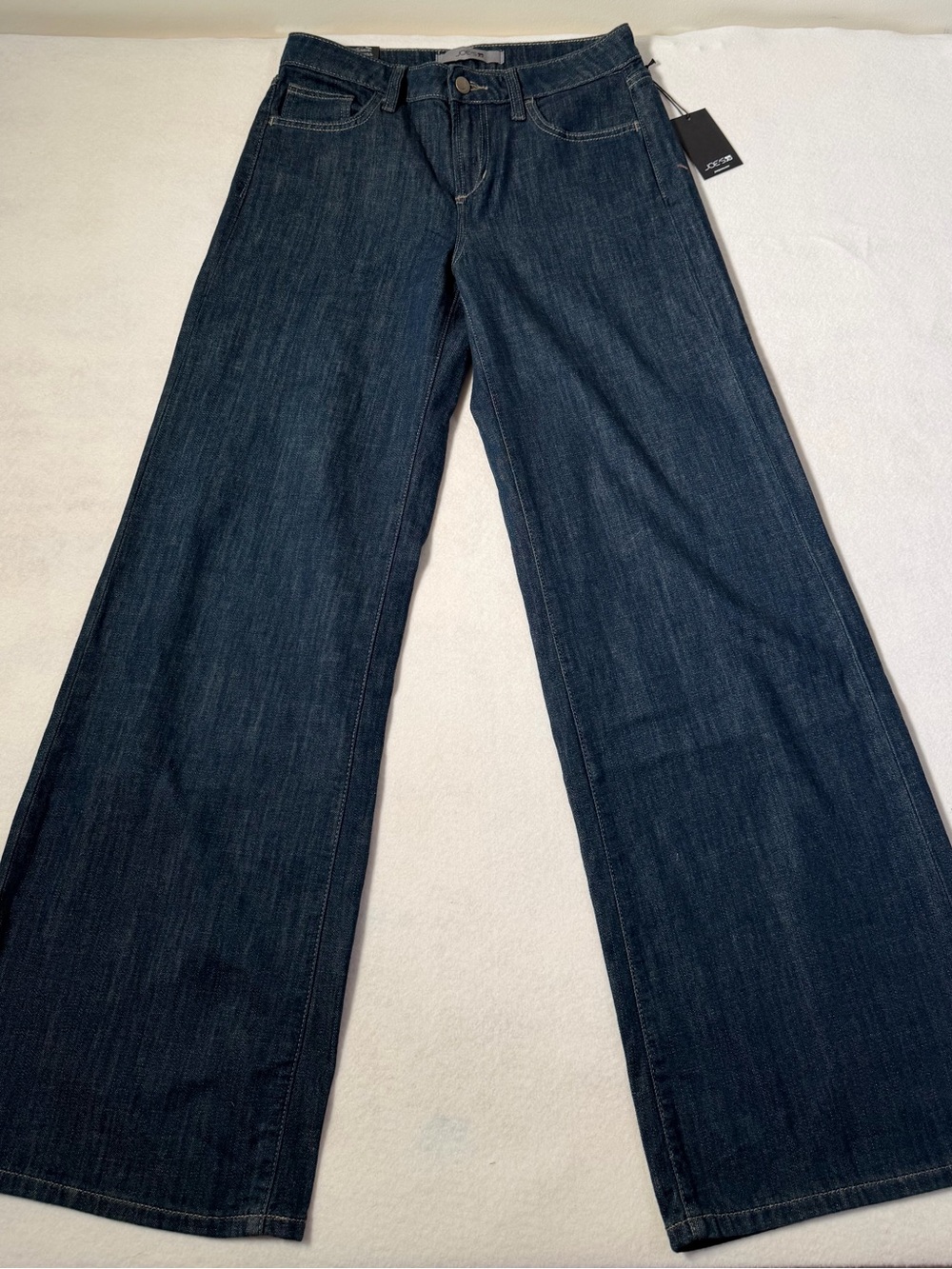 Joe's Jeans Wide-Leg Dark Indigo Denim